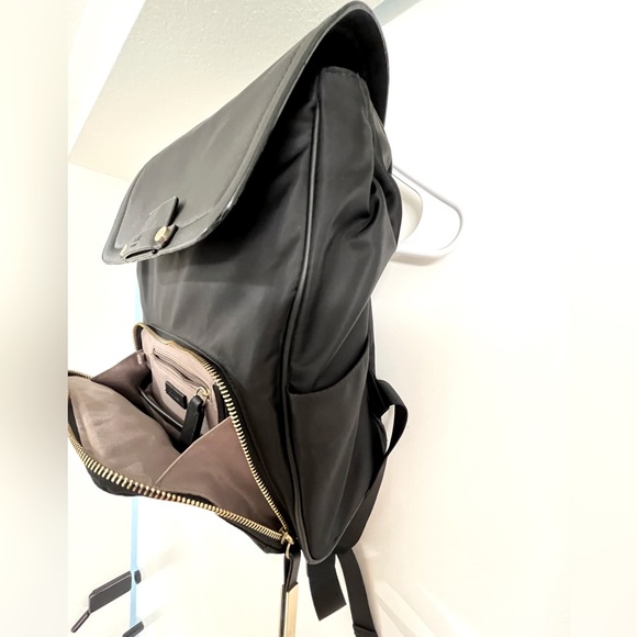 Tutilo New York Black Nylon Backpack for, Work, School or Diaper Bag - Picture 6 of 13